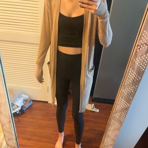 NWOT abercrombie tan duster cardigan